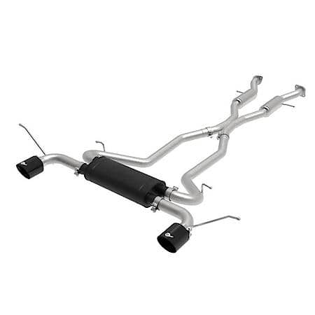 Vulcan Series 3" 304 Stainless Steel Cat-Back Exhaust System Black