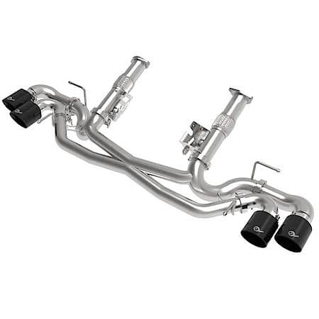 MACH Force-Xp 304 Stainless Steel Cat-Back Exhaust without Muffler Black (No NPP)