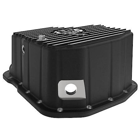 Pro Series Engine Oil Pan Black with Machined Fins