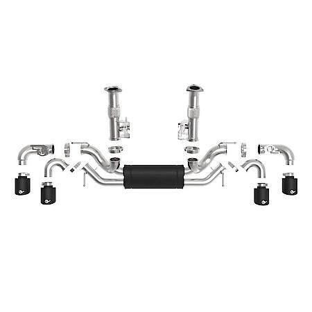 MACH Force-Xp 304 Stainless Steel Cat-Back Exhaust with Muffler Black (with NPP)