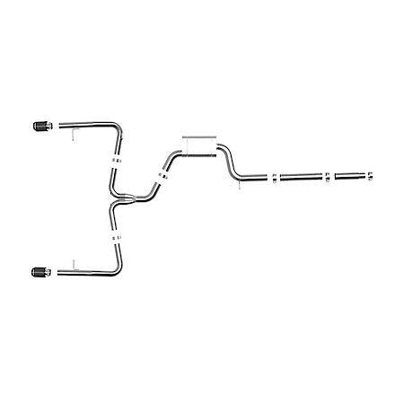 MACH Force-Xp 3" to 2-1/2" Stainless Steel Cat-Back Exhaust System, Carbon