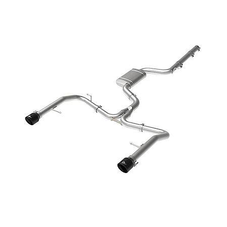 MACH Force-Xp 3" to 2-1/2" Stainless Steel Cat-Back Exhaust System, Black