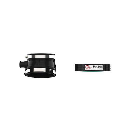 Silver Bullet Throttle Body Spacer Kit, Black