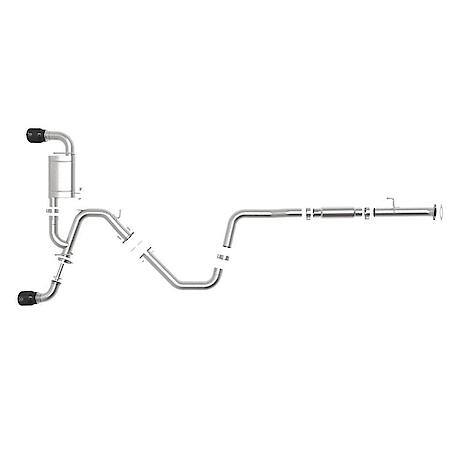 Takeda-ST 3" 304 Stainless Steel Cat-Back Exhaust System with Black Tips