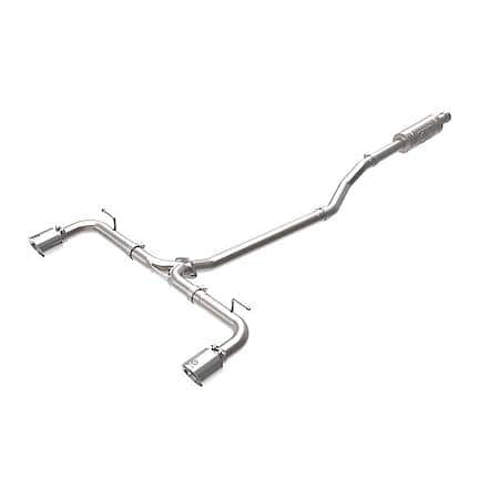 Takeda 2-1/2" 304 Stainless Steel Cat-Back Exhaust System with Polished Tips