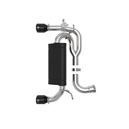 MACH Force-XP 3" to 2-1/2" 304 Stainless Steel Axle-Back Exhaust, Black