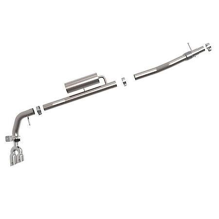 Rebel Series 3" 304 Stainless Steel Cat-Back Exhaust System with Polished Tips