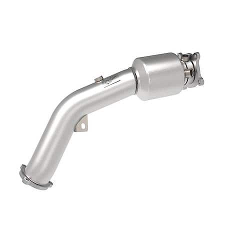 Twisted Steel Down Pipe 3" 304 Stainless Steel with Cat