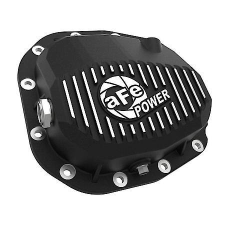 Pro Series Rear Differential Cover Black with Machined Fins (Super 8.8 axle)