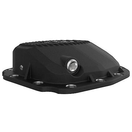Pro Series Rear Differential Cover Black with Machined Fins (Super 8.8 axle)