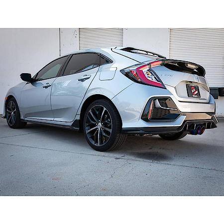 Takeda 2-1/2" 304 Stainless Steel Axle-Back Exhaust System with Blue Flame Tips