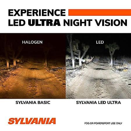 9003 LED Ultra Powersports & Fog Bulb, 2 Pack