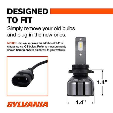 9006 LED Ultra Powersports & Fog Bulb, 2 Pack