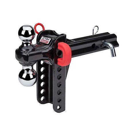 Class V, Adjustable X-Mount Trailer Hitch Dual Ball Mount, 14,000 lb.