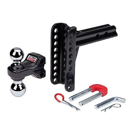 Class V, Adjustable X-Mount Trailer Hitch Dual Ball Mount, 14,000 lb.