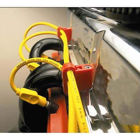 10.4 Vertical Wire Loom Kit, Red