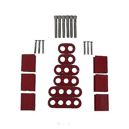 7-8mm Vertical Wire Loom Kit, Red