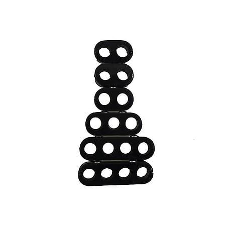 10.4 4 Cylinder Vertical Wire Loom Kit, Black
