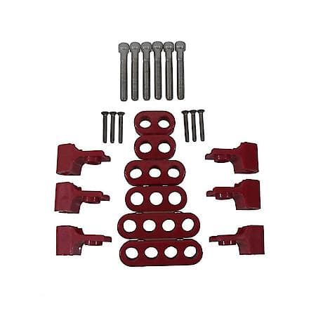 10.4 Horizontal Wire Loom Kit, Red