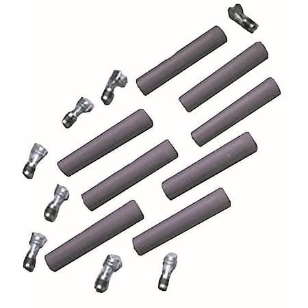 180 Degree Spark Plug Boot/Terminal Kit, Gray