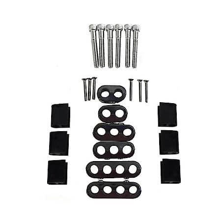 10.4 Vertical Wire Loom Kit, Black