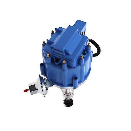 Ford Big Block (370-460), 351C, 351M, & 400 V8 HEI Distributor with Blue Cap