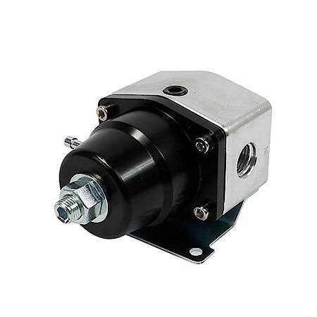 Black Anodized Aluminum 40-75 PSI Fuel Pressure Bypass Regulator