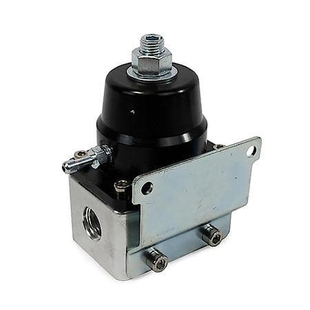 Black Anodized Aluminum 40-75 PSI Fuel Pressure Bypass Regulator