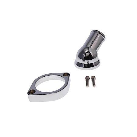 Chevrolet LSX 45 Degree Swivel Chrome Aluminum Water Neck