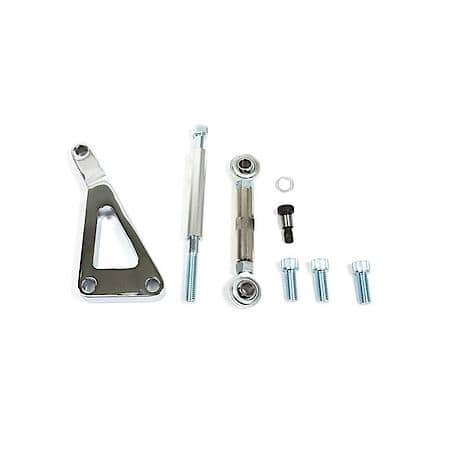 Chevy Small Block Long Water Pump Chrome Aluminum 10SI Alternator Bracket