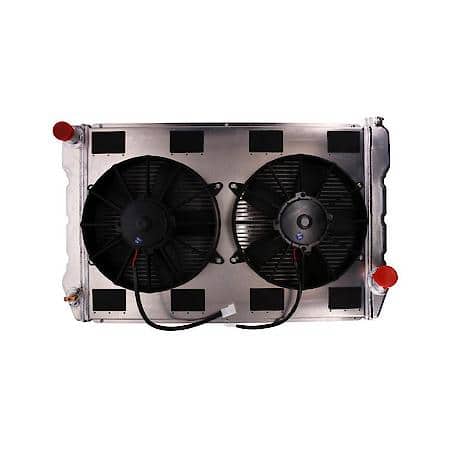 Universal Chevy 31" Aluminum Radiator Dual 2,800 CFM Fan and Shroud Kit