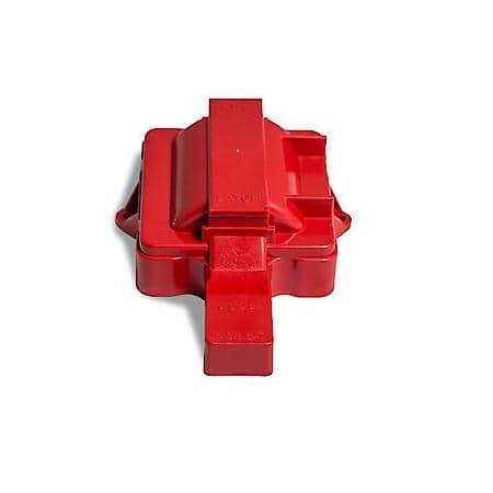 Red 6 Cylinder HEI Distributor Ignition Coil Dust Cover