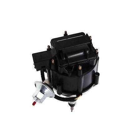 Chevy 1963 & Later Inline 6 (194-292) HEI Distributor with Black Cap
