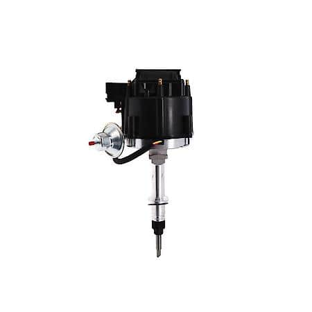Chevy 1963 & Later Inline 6 (194-292) HEI Distributor with Black Cap