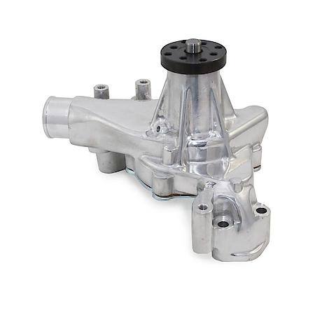 Chevrolet Small Block Long Neck Polished Aluminum High Flow Mechanical Water Pump