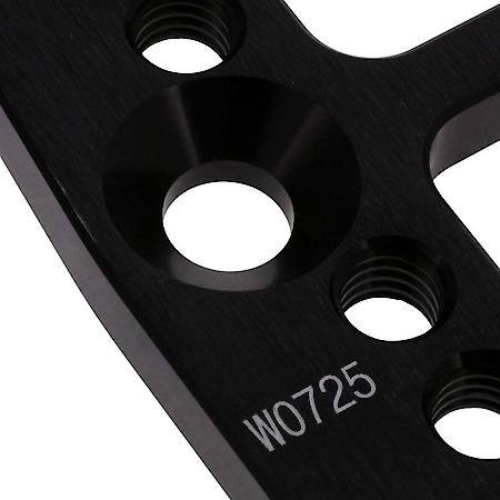 GM LSX to Chevy V8 Black Aluminum Motor Mount Adapter Plates