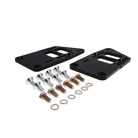 GM LSX to Chevy V8 Black Aluminum Motor Mount Adapter Plates