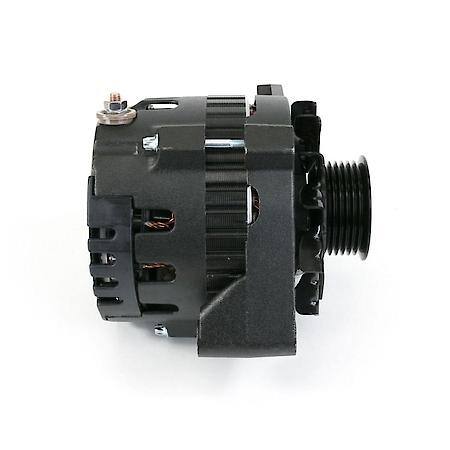 Alternator: CS130 Style 160 Amp with Serpentine Pulley, Black