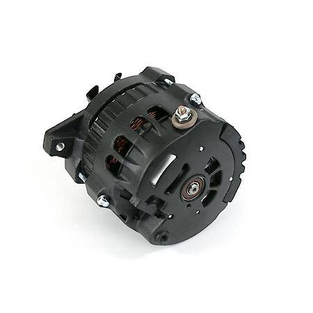 Alternator: CS130 Style 160 Amp with Serpentine Pulley, Black