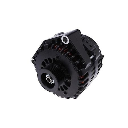 Alternator: AD244 Style 220 Amp with Serpentine Pulley, Black