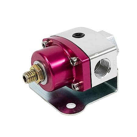Red Anodized Aluminum 5-12 PSI Fuel Pressure Regulator