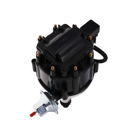 Pontiac V8 (301-455) HEI Distributor with Black Cap