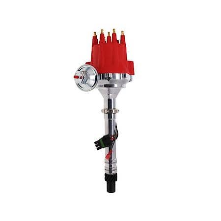 Chevy Small Block (262-400)/Big Block (396-454) V8 Pro Series Ready to Run Distributor with Red Cap