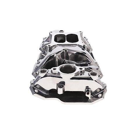 Chevy Small Block 1957-1995 Dual Plane Air Gap Polished Aluminum Intake Manifold