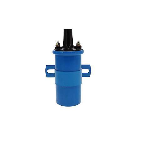Blue Oil-Filled Female Socket Canister Style 45,000 Volt Ignition Coil