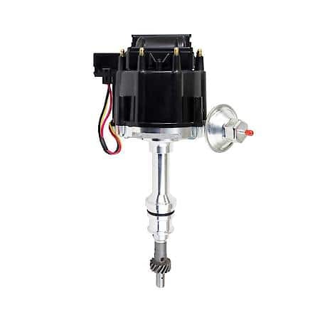 Ford Small Block 351W V8 HEI Distributor with Black Cap