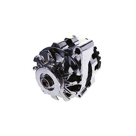 Alternator: CS130 Style 160 Amp with V-Belt Pulley, Chrome