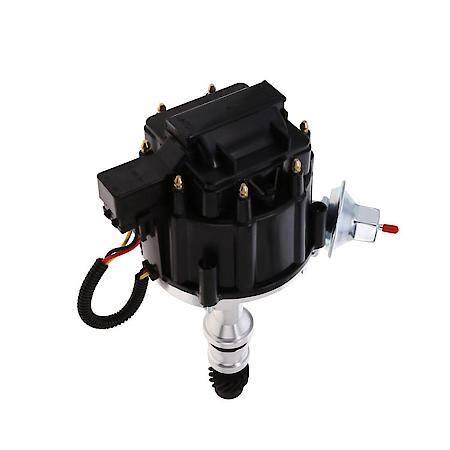 Oldsmobile V8 (260-455) HEI Distributor with Black Cap