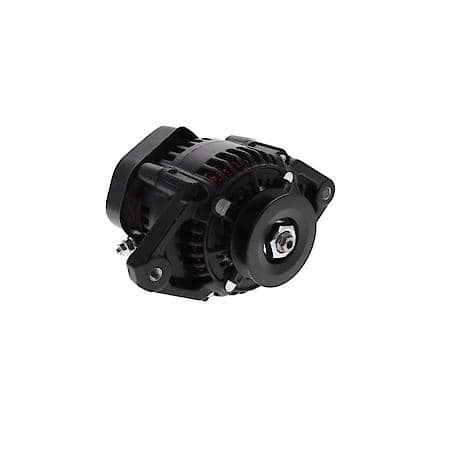 Alternator: 90 Amps with V-Belt Pulley, Black