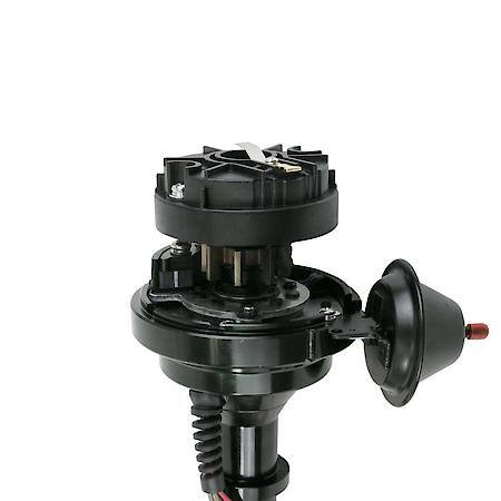 Chevy Small Block (262-400)/Big Block (396-454) V8 Fixed Collar All-Black Pro Series Ready to Run Distributor